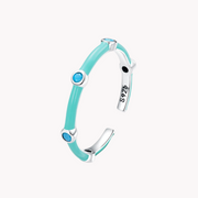 Mint Green Turquoise Adjustable Ring
